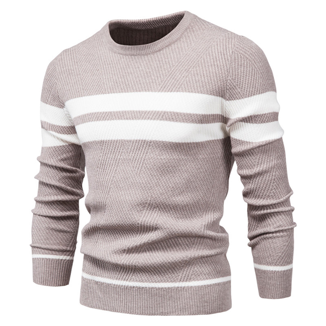 GERARD - Stijlvolle Heren Sweater Met Strepen - River Mode