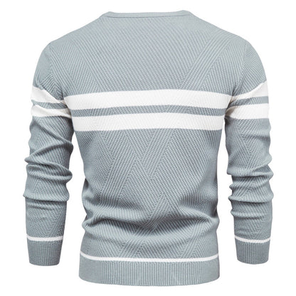 GERARD - Stijlvolle Heren Sweater Met Strepen - River Mode