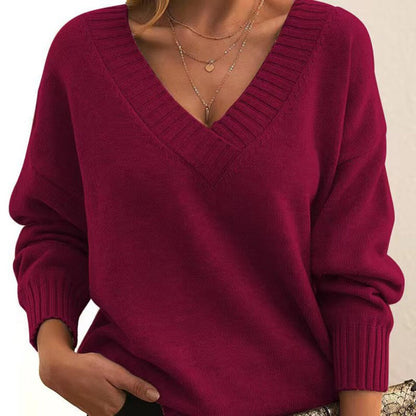 LAURA - Warme V-Hals Sweater