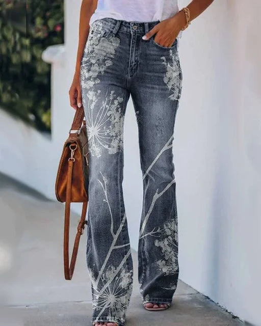 DOORTJE – Dames Flared Jeans in Trendy Stijl