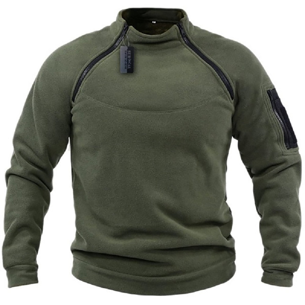 STALKER | Tactisch outdoorvest met fleece voor de jacht, perfect voor camouflage en warmte