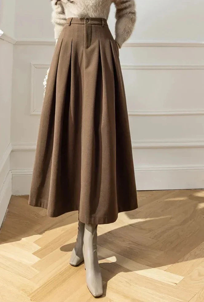 BENTE – Elegante Wollen Rok voor Dames