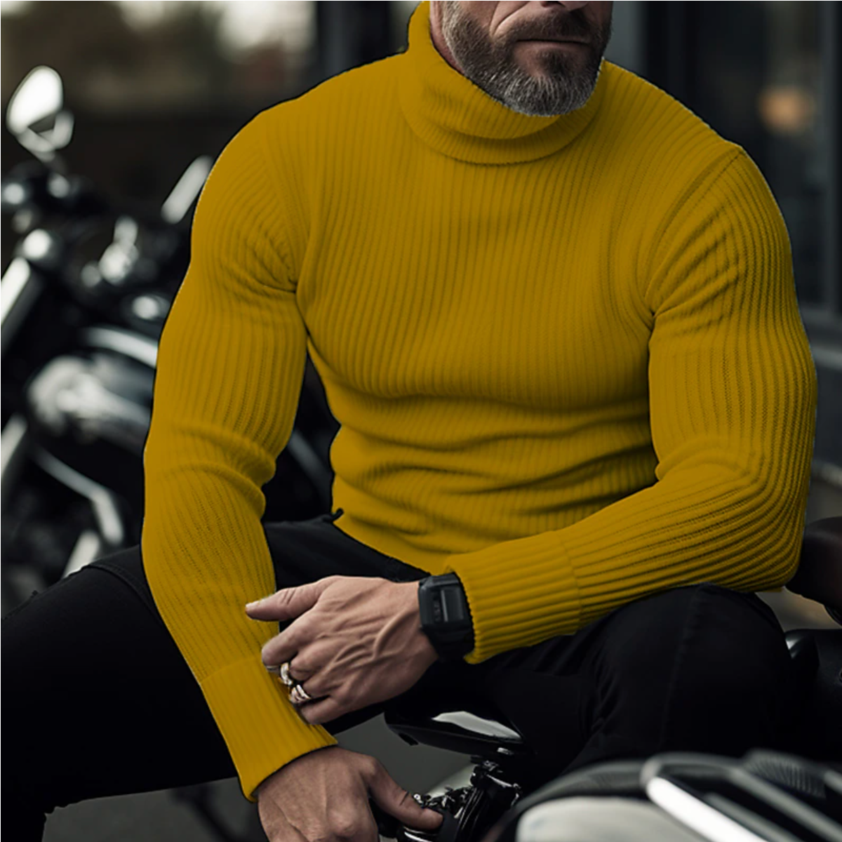 JAMES | Stylische rollkragenpullover voor mannen