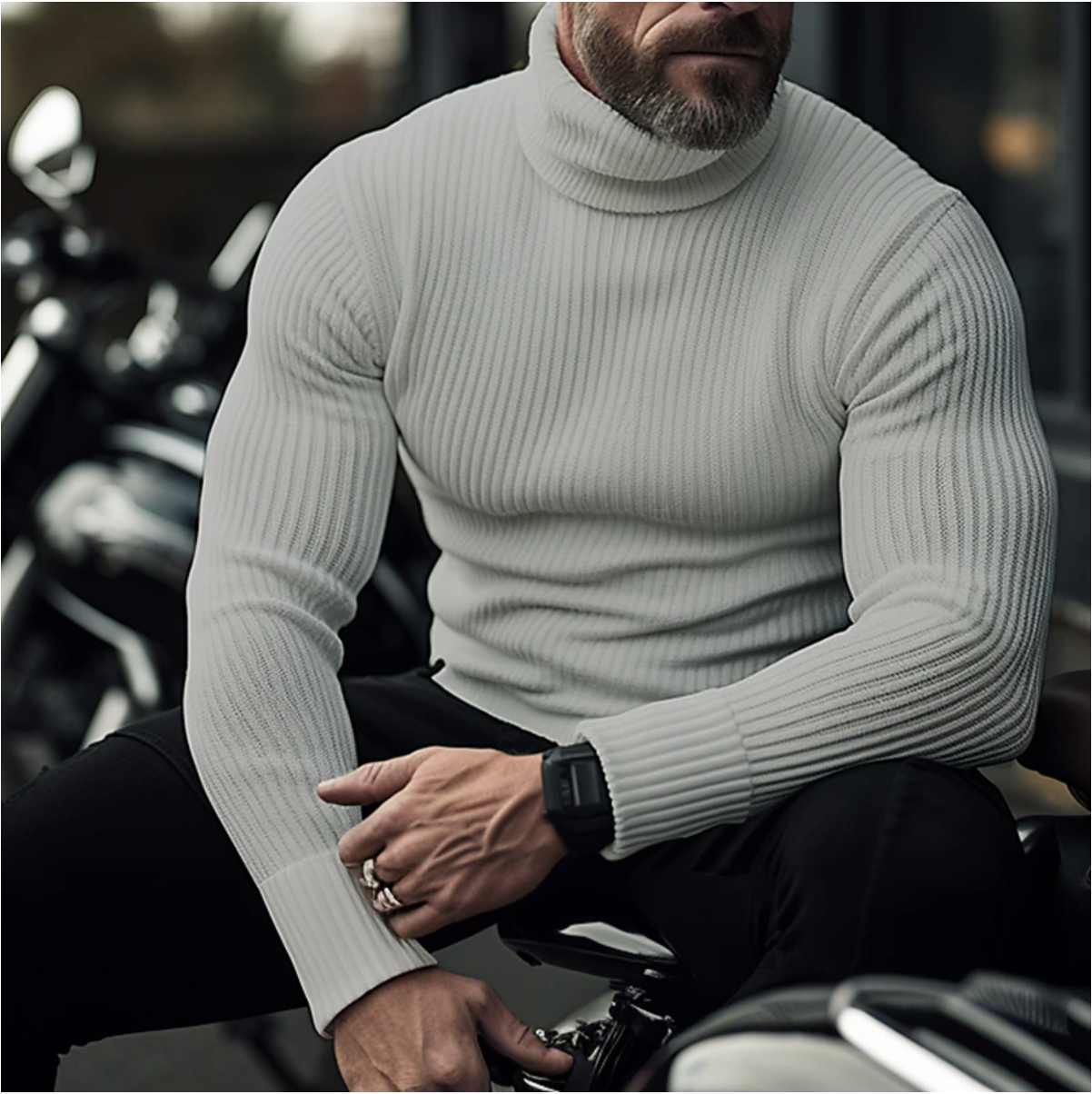 JAMES | Stylische rollkragenpullover voor mannen