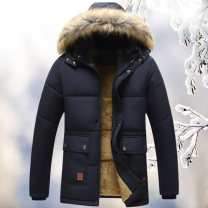 LENN | Parka Winterjas Met Bontkraag Voor Heren - River Mode