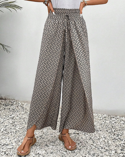 Maya | Stijlvolle Broek met Geometrische Print