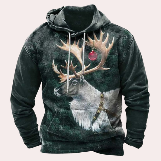 ANDREAS - Elegante kerst hoodie voor mannen