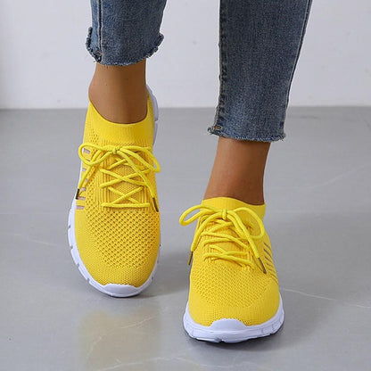 Selina | Comfortabele ademende sneakers met hoge top