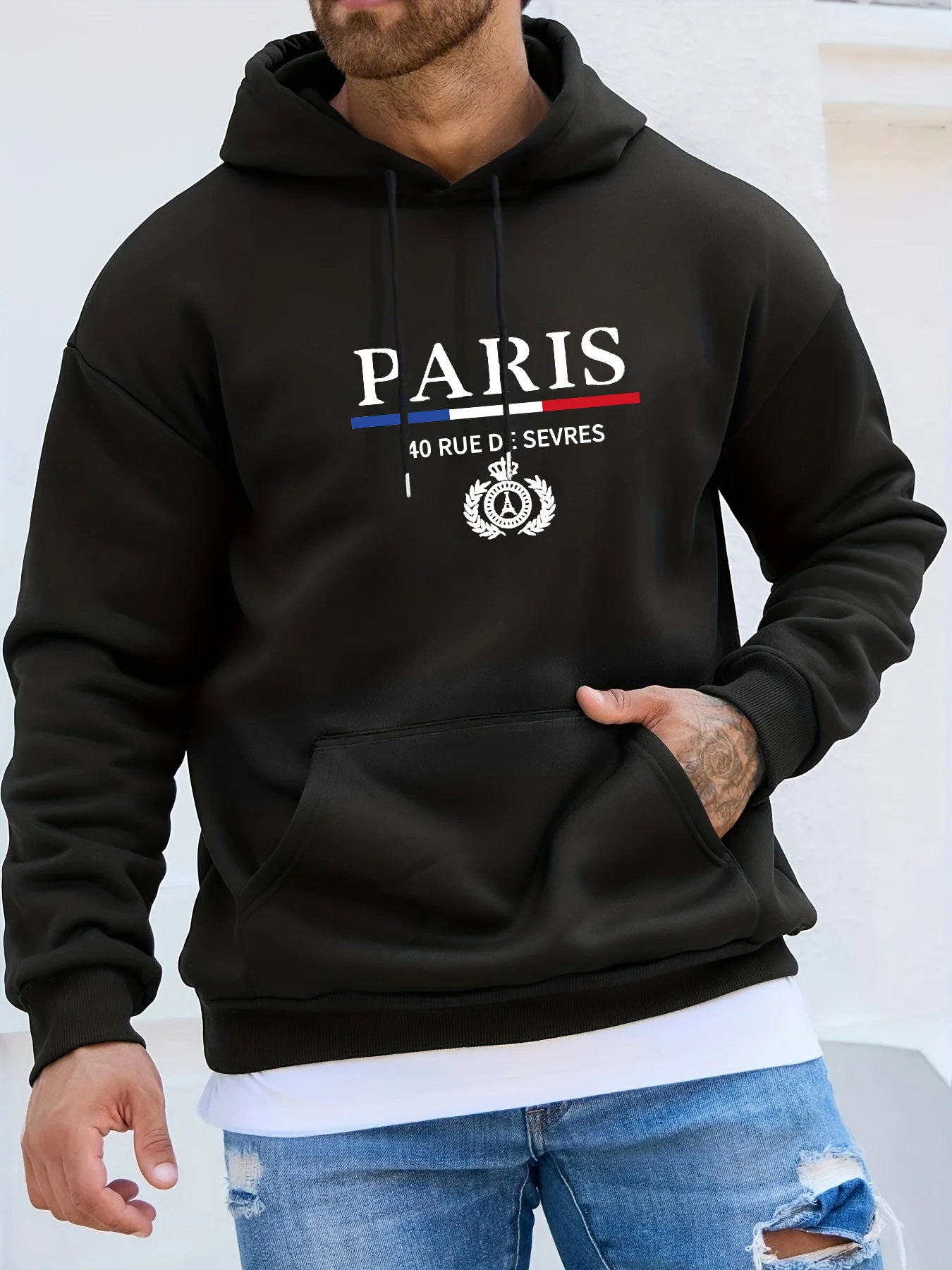 KOLME – Paris Hoodie Voor Heren - River Mode