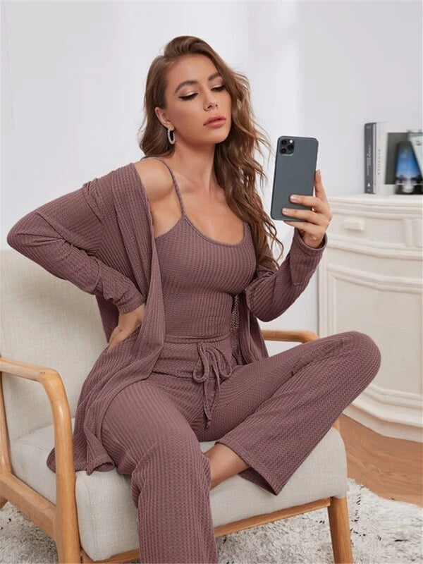 Mila - Luxe 3-delige loungewear set voor dames - River Mode