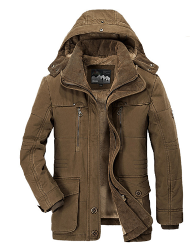 LENN - Luxe Heren Fleece Winterjas - River Mode