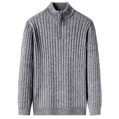 NOA - Nette Heren Sweater Met Half Zip