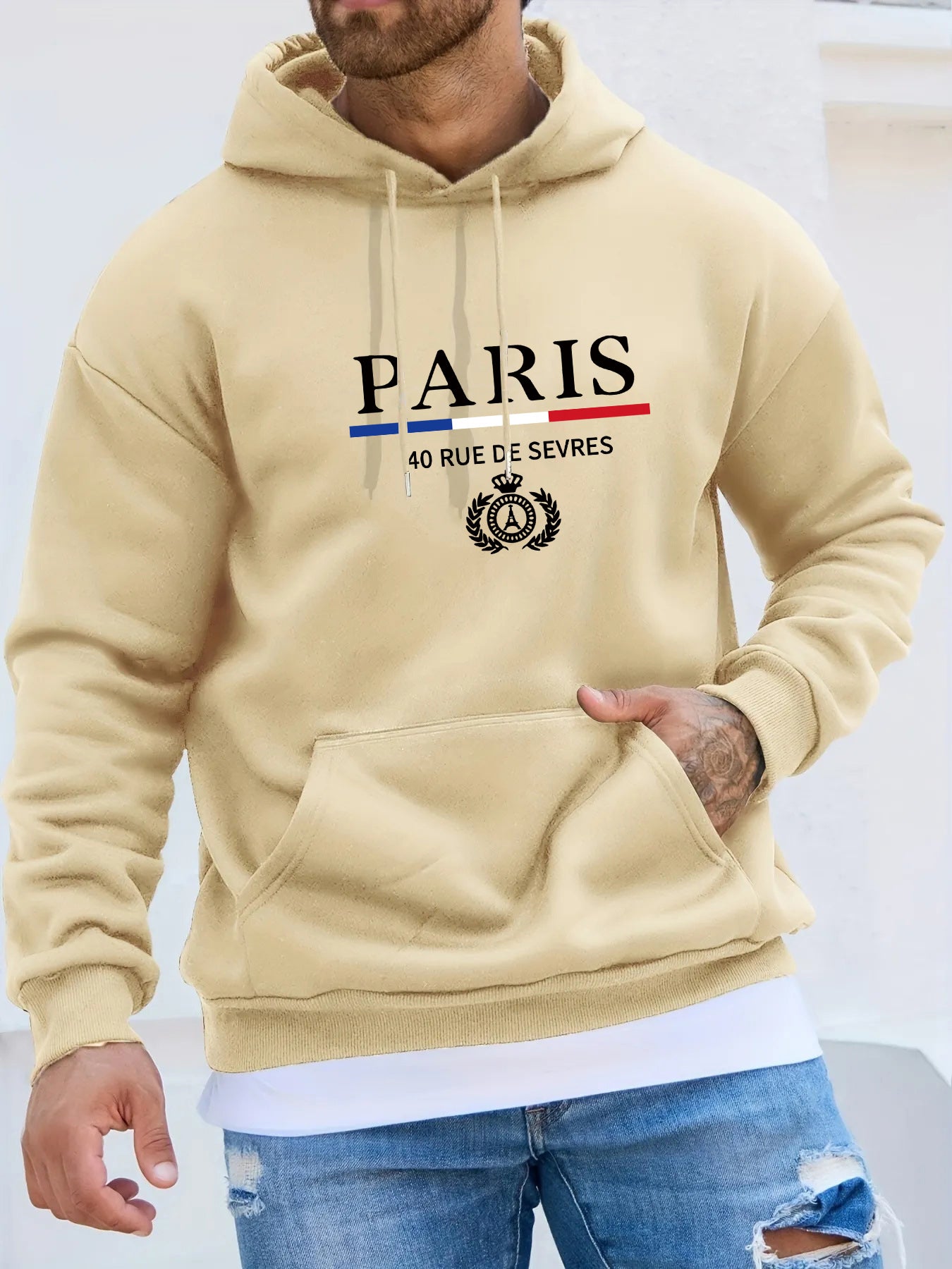 KOLME – Paris Hoodie Voor Heren - River Mode