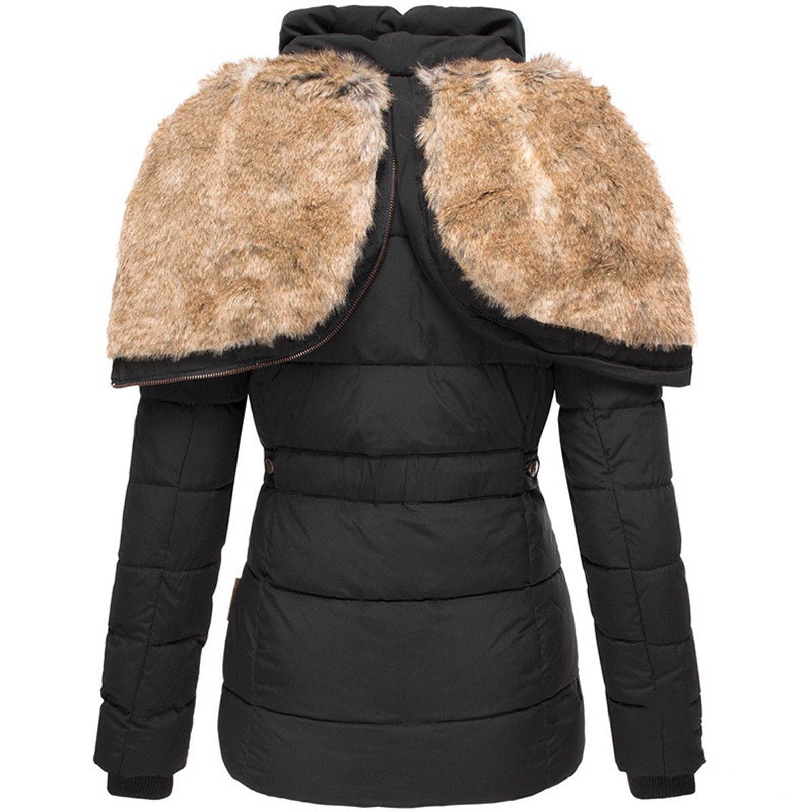 JOANNE | Warme Winterjas Met Bontvoering Voor Dames - River Mode