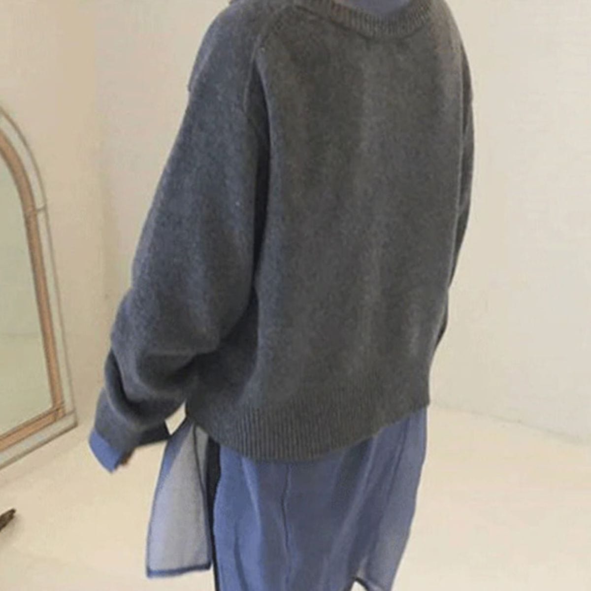 DAMINO | Wollen oversized damestrui